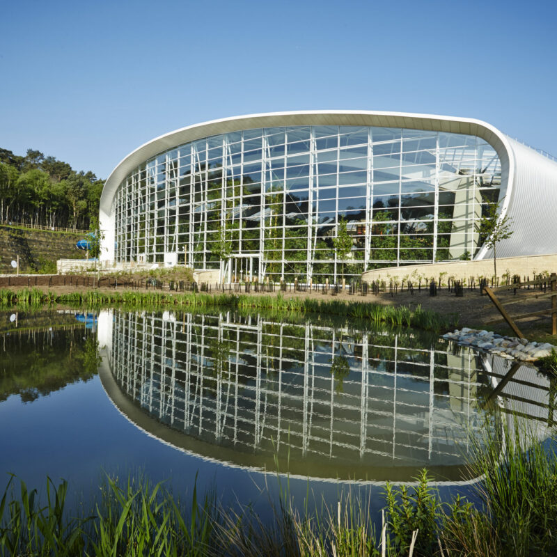 Exterior shot of the Subtropical Swimming Paradise