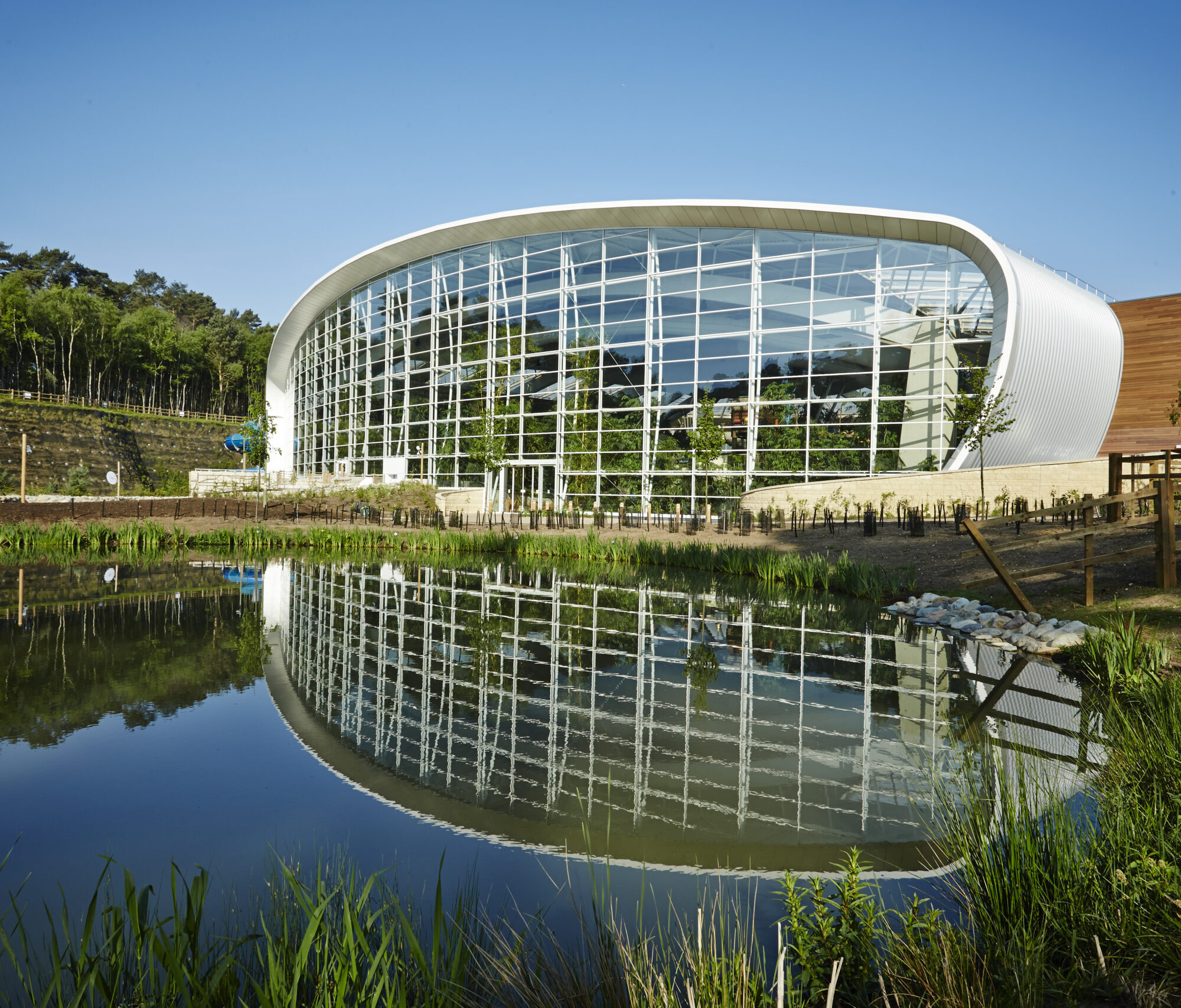 Exterior shot of the Subtropical Swimming Paradise